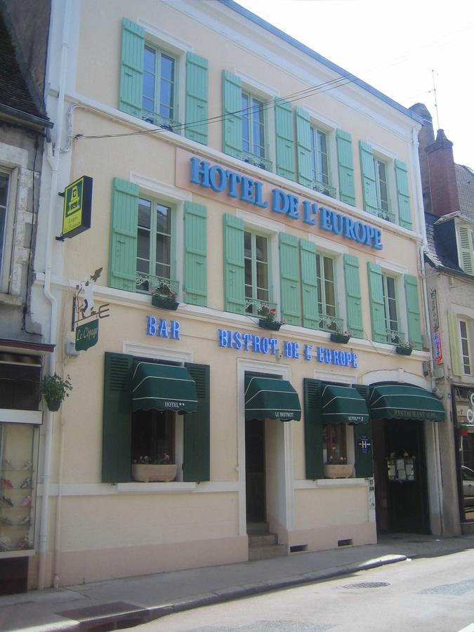 Logis De L'Europe Restaurant Le Cepage Hotel Corbigny ภายนอก รูปภาพ